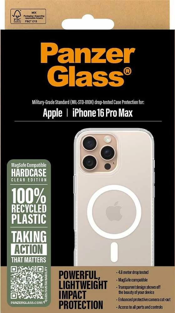 Panzer Glass PanzerGlass HardApple iPhone 16 Pro Max 6.9" dėklas telefonui baltos spalvos MagSafe 1294