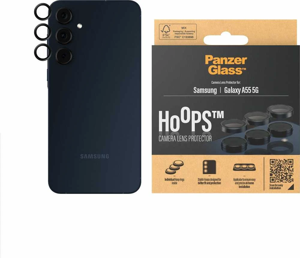 Panzer Glass Apsauginis stiklas objektyvui PanzerGlass Hoops Lens Protector Samsung Galaxy A56 5G skaidrus