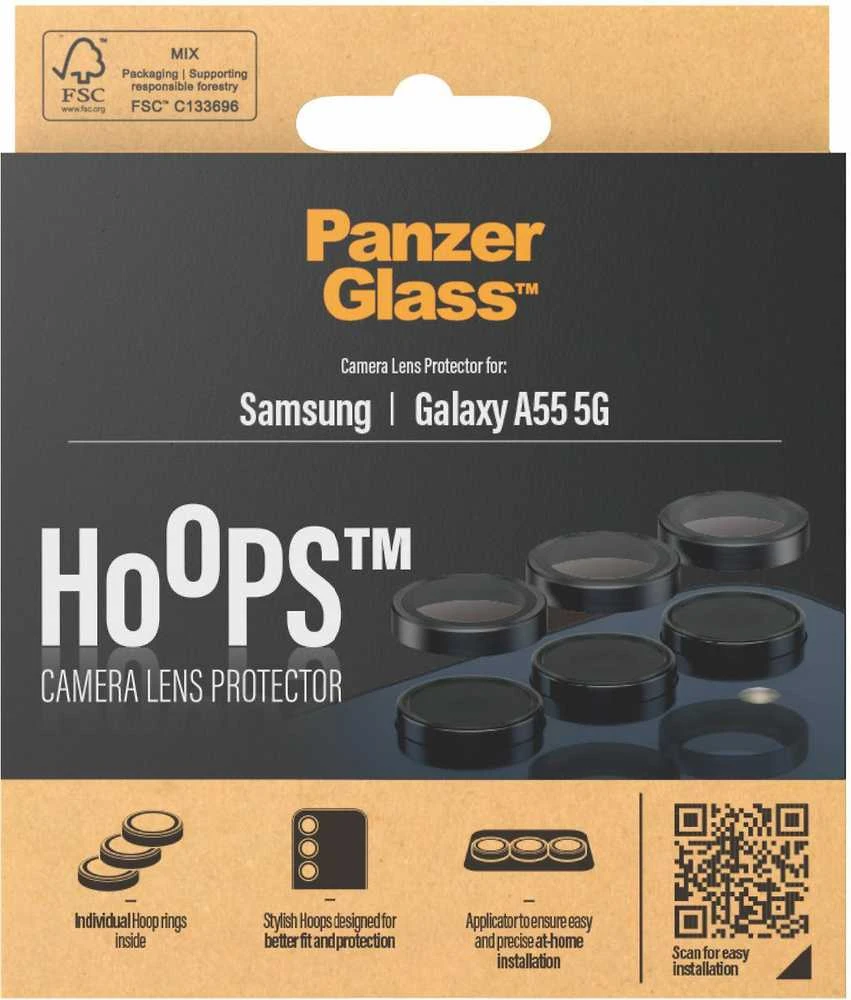 Panzer Glass Apsauginis stiklas objektyvui PanzerGlass Hoops Lens Protector Samsung Galaxy A56 5G skaidrus