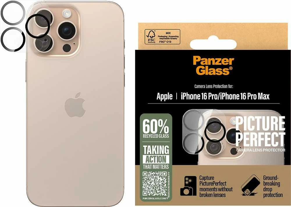 Panzer Glass PanzerGlass PicturePerfect objektyvo apsauga Apple iPhone 16 Pro 6.3" / 16 Pro Max 6,9" 1280 m