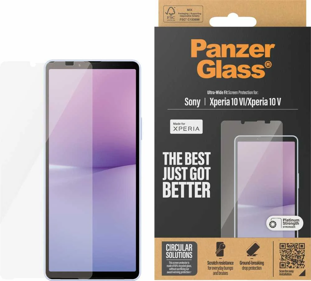 Panzer Glass PanzerGlass Ultra Wide Fit -panssarilasi, Sony Xperia 10 VI