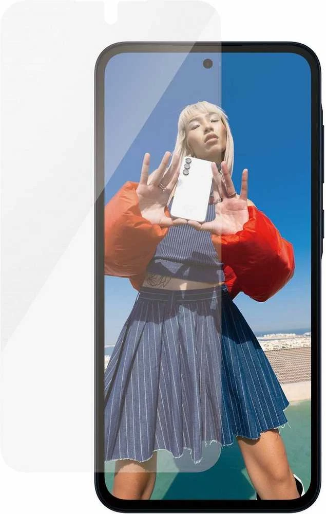 „Panzer Glass“ „Samsung Galaxy A35 5G“ itin plataus diagonalo „EasyAligner“ dėklas, pagamintas „PanzerGlass“