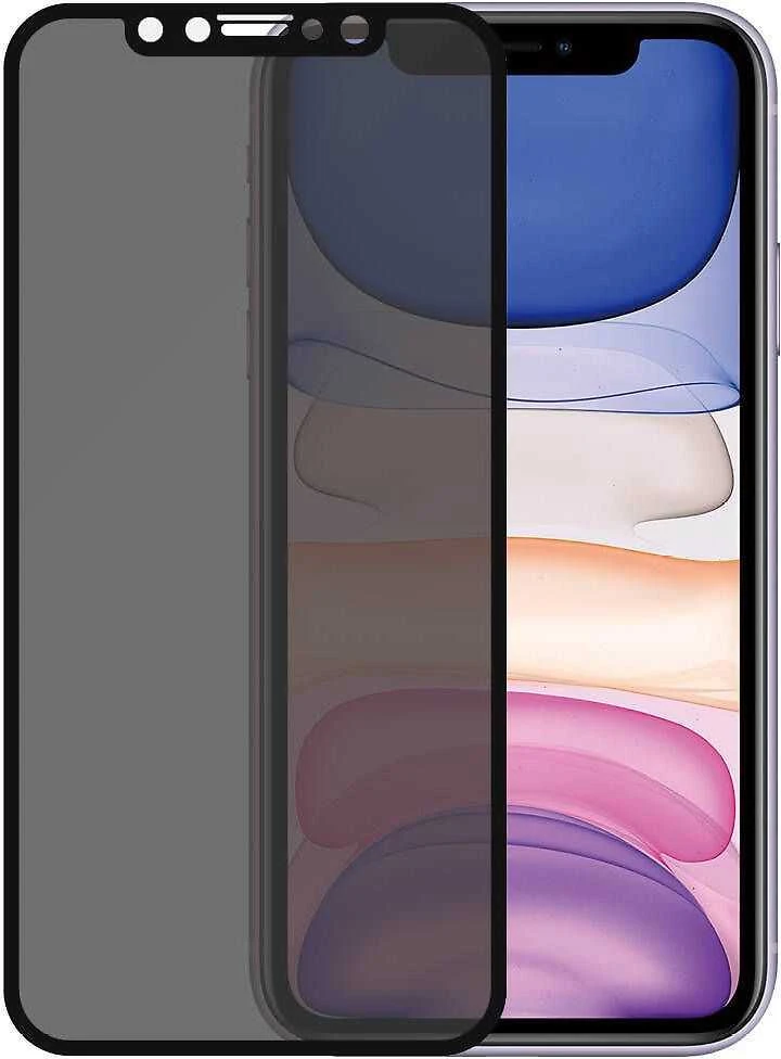 Panzer Glass PanzerGlass | P2665 | Ekrano apsauga | Apple | iPhone Xr/11 | Grūdintas stiklas | Juodas | Konfidencialumo filtras; Viso kadro aprėptis; Nedūžtančios filmas (sulaiko stiklą ir apsaugo nuo stiklo šukių dūžtant); Tinkamas dėklui – suderinamas su visais dėklais; Anti-glare danga (sumažina šviesos atspindį); Mėlyna šviesos mažinimas; Lengvas montavimas su pilnais klijais; Oleofobinis sluoksnis (antibakterinis + antipirštų atspaudas); 100% prisilietimo išsaugojimas; Išlaiko visas telefono funkcijas