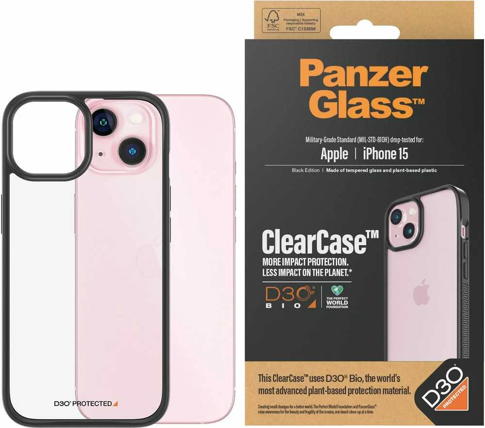 Panzer Glass PanzerGlass™ ClearCase su D3O iPhone 15