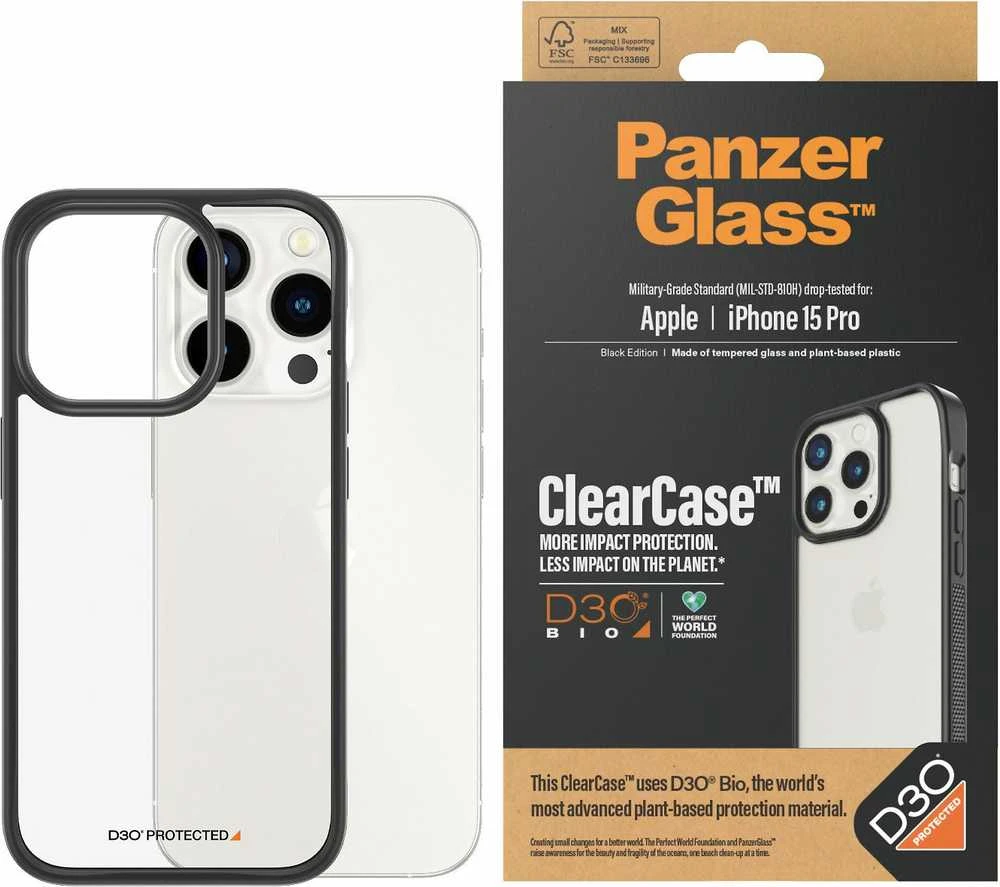 Panzer Glass PanzerGlass™ ClearCase su D3O iPhone 15 Pro
