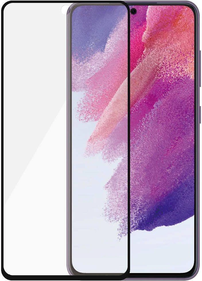 Panzer Glass PREMIUM TEMPERED glass 3D screen protector for Samsung Galaxy S21 FE CF, Juodas (Juodas)