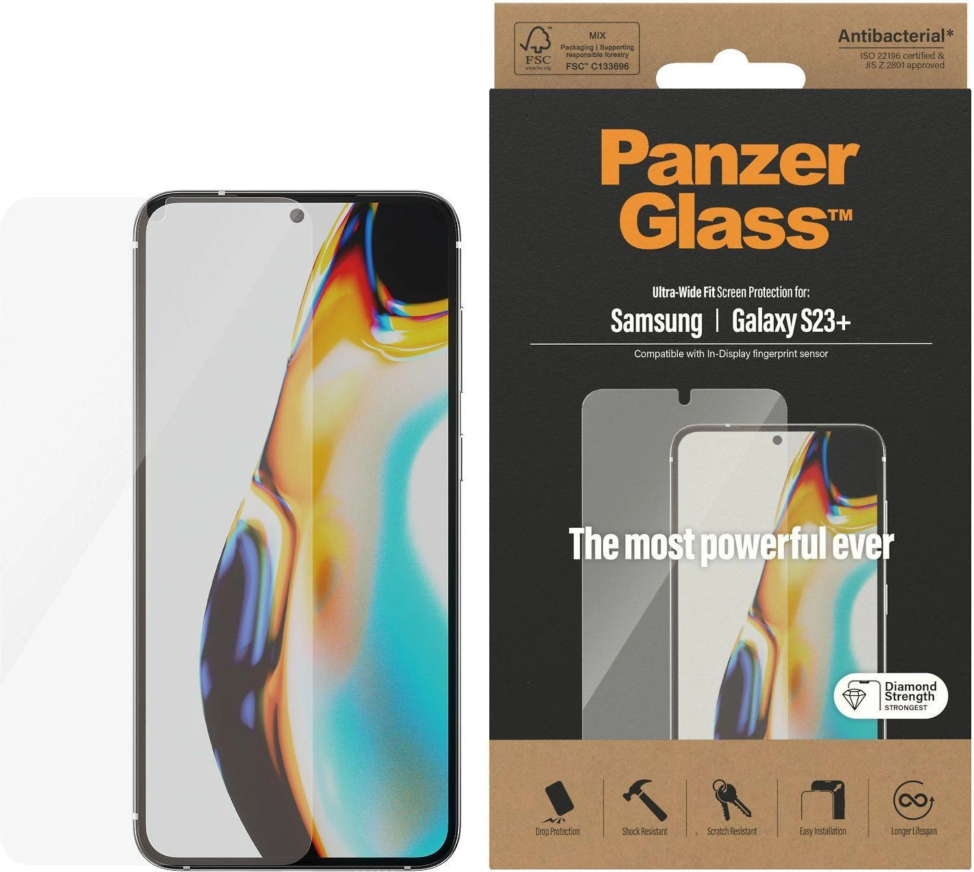 Panzer Glass PanzerGlass Samsung Galaxy S23+ Ultra-Wide fit AB | PanzerGlass
