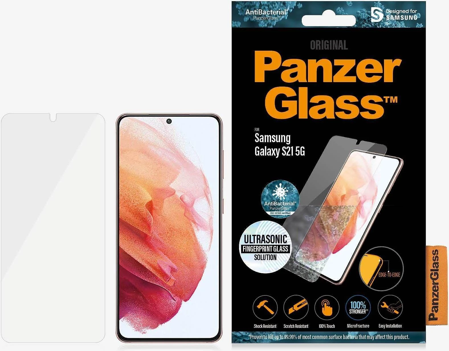 Panzer Glass PanzerGlass | Samsung | Galaxy S21 5G | Glass | Clear | Case Friendly