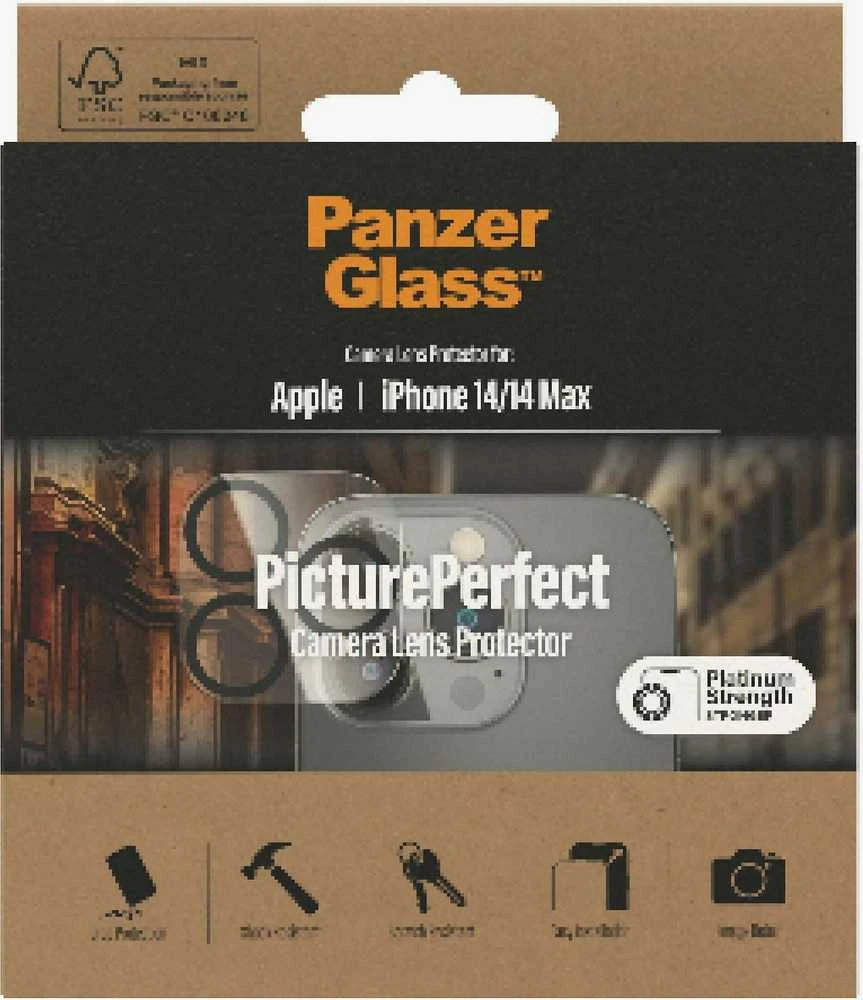 Panzer Glass PanzerGlass | Fotoaparato objektyvo apsauga | PicturePerfect | Apple | iPhone 14/14 Plus | Stiklas | Skaidrus