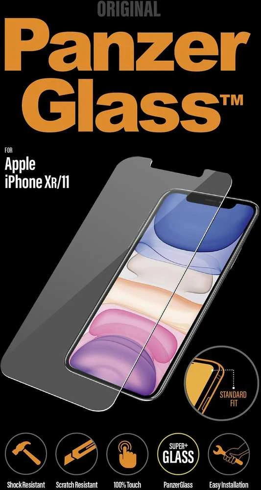 Panzer Glass PanzerGlass | Apple | iPhone XR/11 | Hibridinis stiklas | Skaidrus | Viso kadro aprėptis; Suapvalinti kraštai; 100 % prisilietimo išsaugojimas | Ekrano apsauga