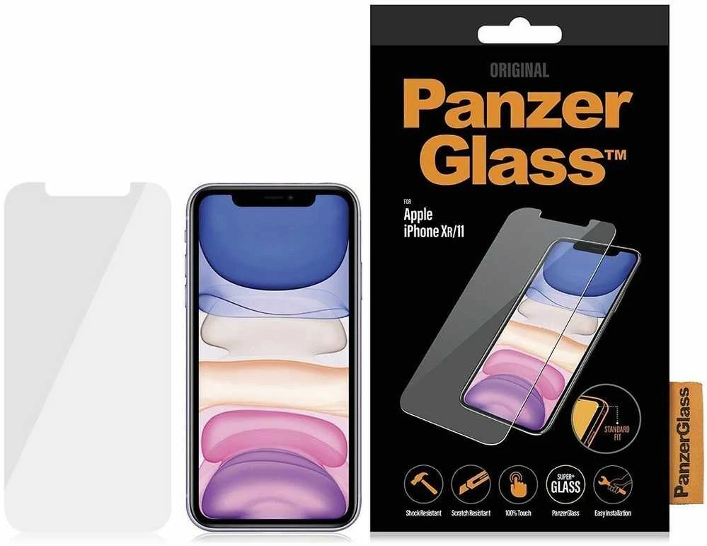 Panzer Glass PanzerGlass | Apple | iPhone XR/11 | Hibridinis stiklas | Skaidrus | Viso kadro aprėptis; Suapvalinti kraštai; 100 % prisilietimo išsaugojimas | Ekrano apsauga