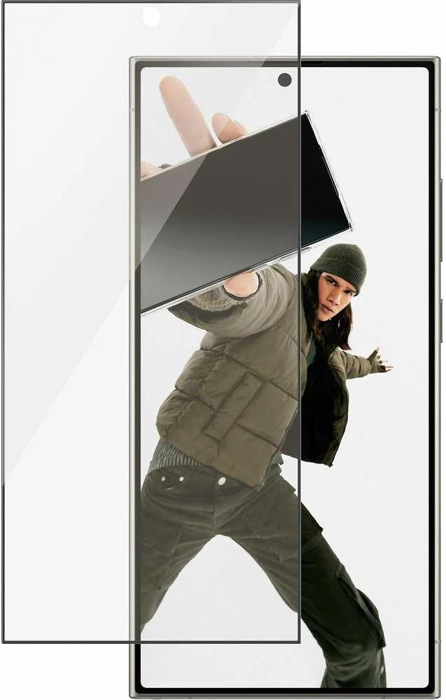 Panzer Glass PanzerGlass ekrano apsauga, skirta Samsung Galaxy S24 Ultra 5G dėklui, draugiška (skaidri)