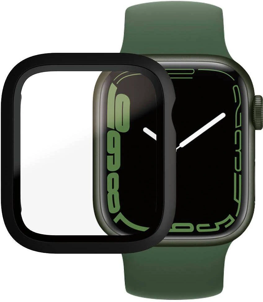 Panzer Glass PanzerGlass Viso korpuso Apple Watch 7 41mm ekrano apsauga, Juoda