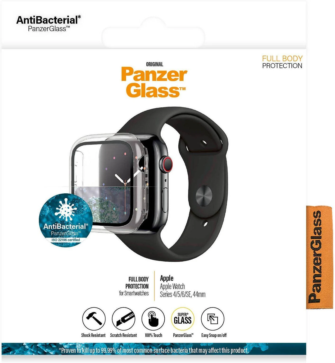 Panzer Glass PanzerGlass Viso korpuso Apple Watch Series 4/5/6/Se 44mm ekrano apsauga
