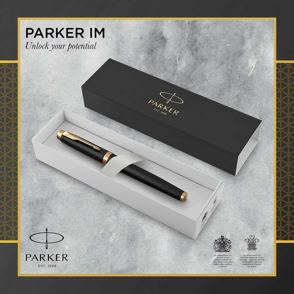 Rašiklis Parker IM Premium Juodas/Gold GT