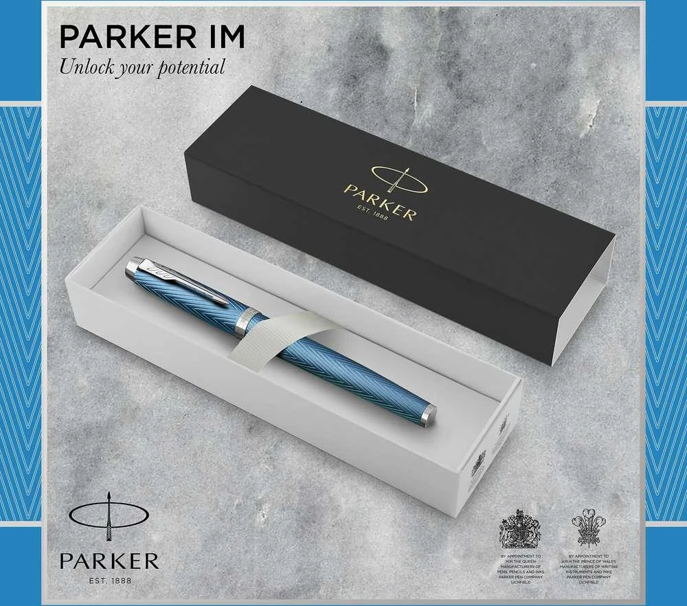 Rašiklis PARKER IM Premium Mėlyna Pilkas Fine