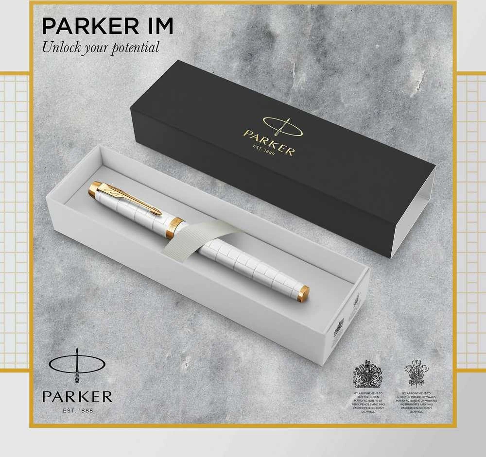 Rašiklis PARKER IM Premium Pearl Fine