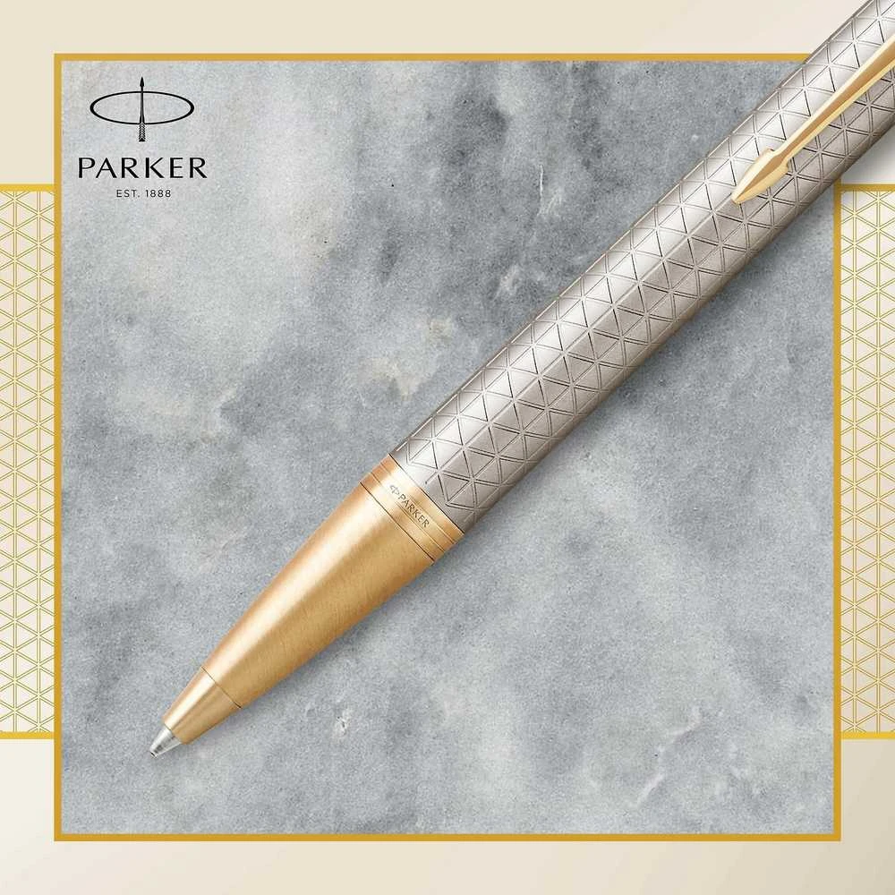 Automatinis tušinukas Parker IM Premium Warm Sidabrinis GT