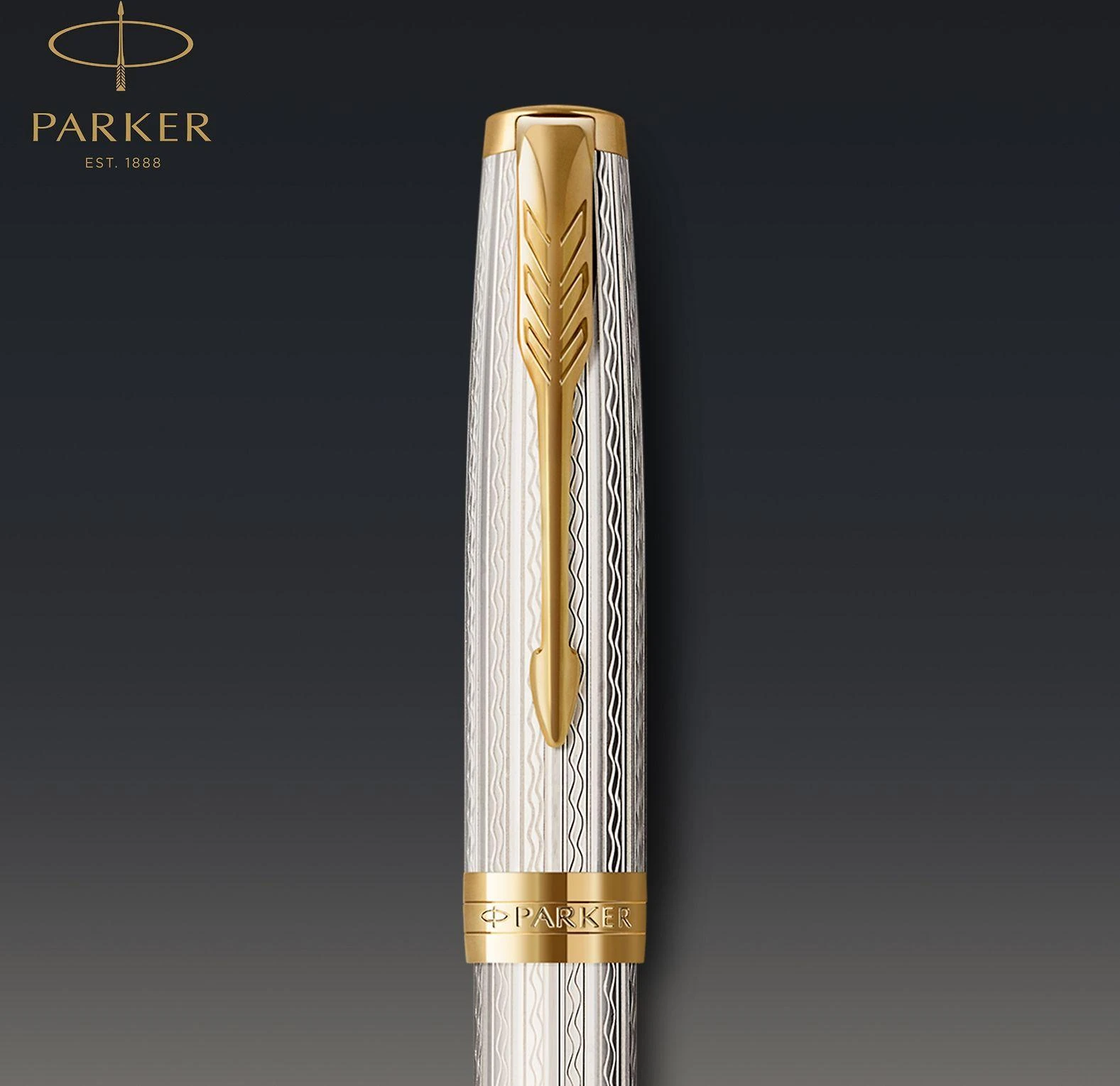 Tušinukas Parker Sonnet Premium Sidabrinis Mistral GT – 2119796