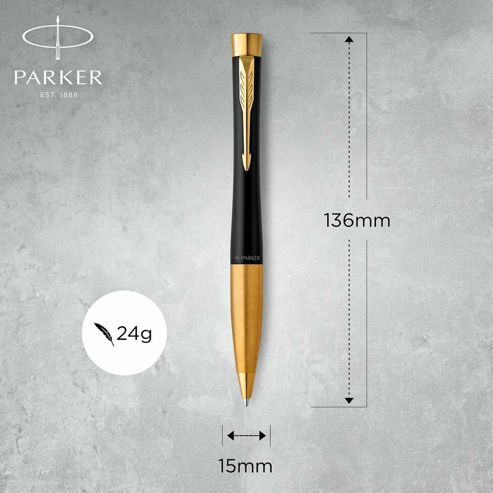 Pasukamas tušinukas Parker Urban Muted Juodas GT Medium