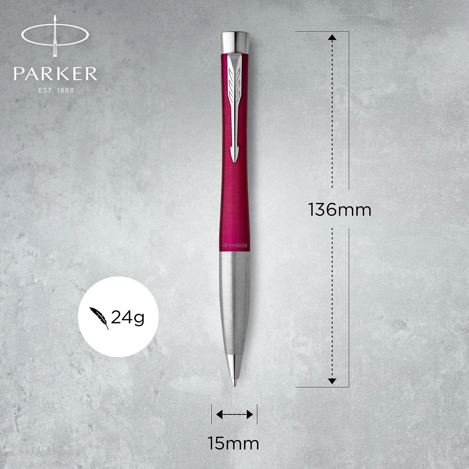 Pasukamas tušinukas Parker Urban Vibrant Magenta CT Medium