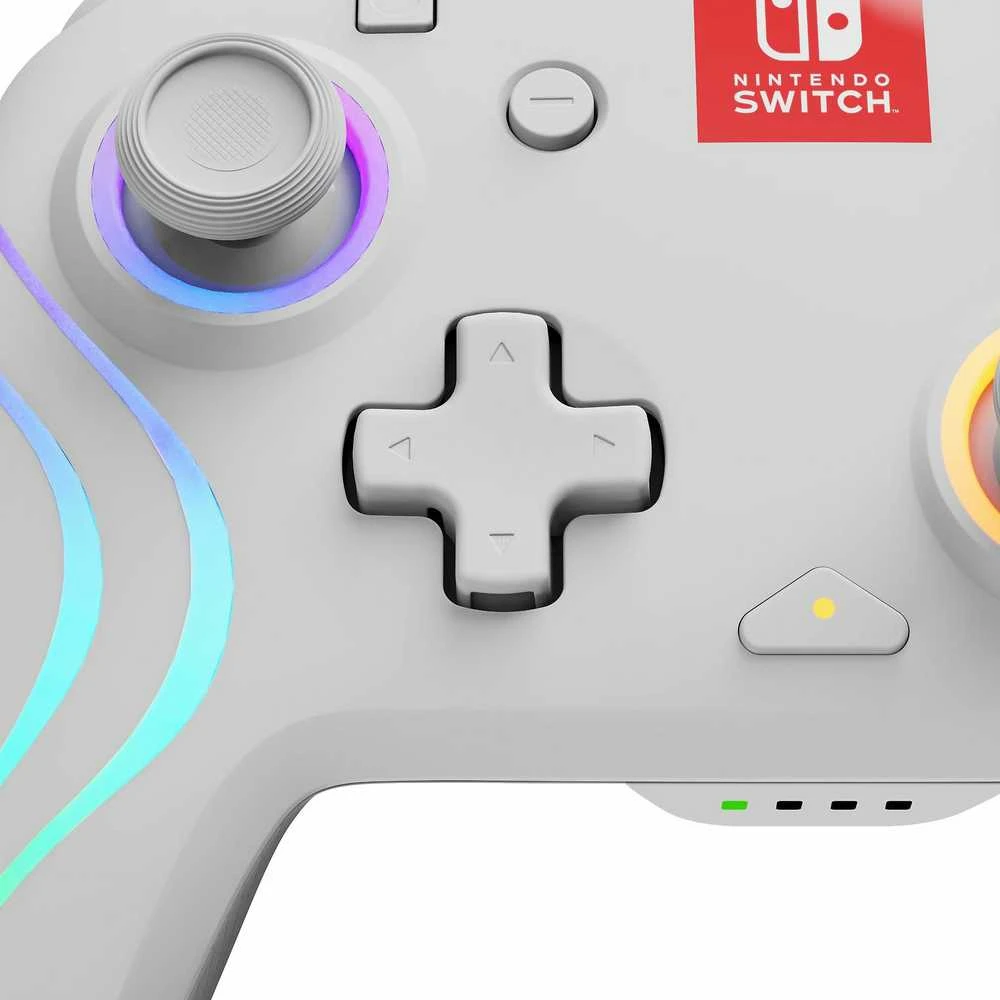 PDP belaidis valdiklis „Afterglow Wave Nintendo Switch“, baltas