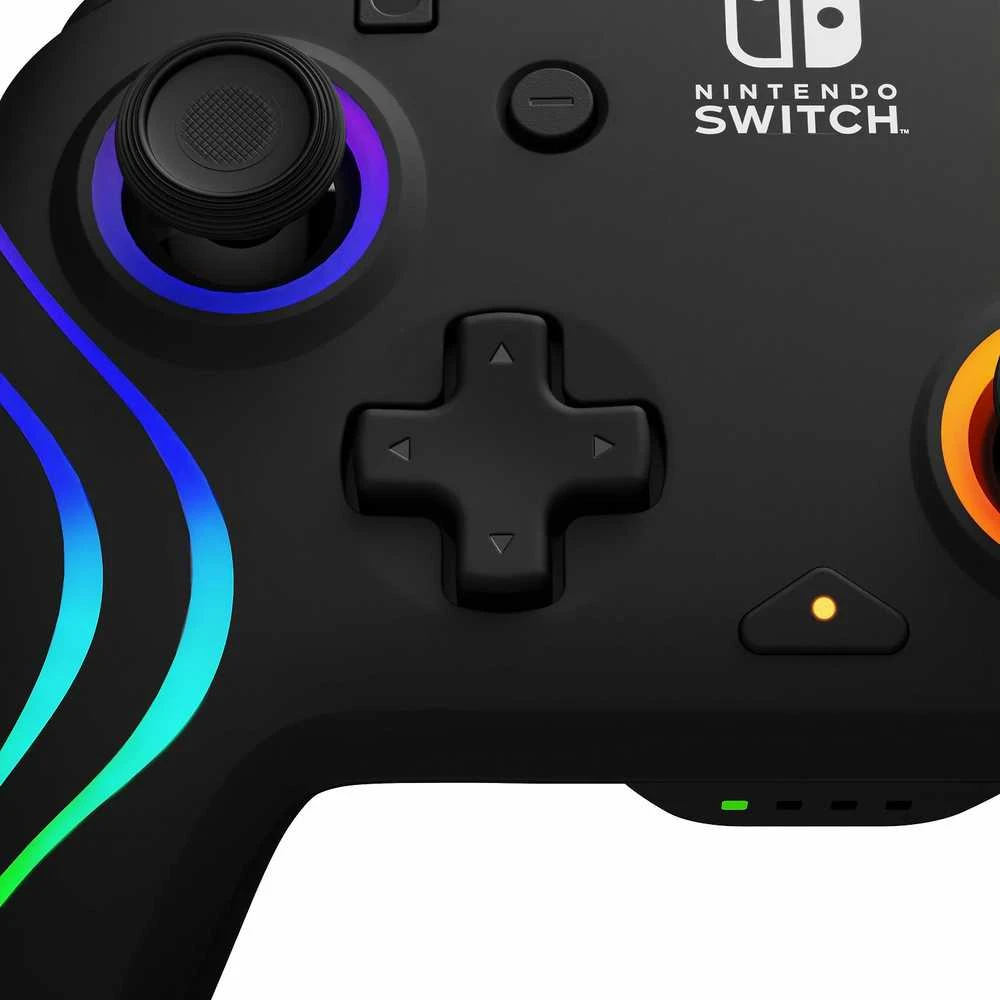 PDP Gaming Afterglow Wave Enhanced Laidinis valdiklis skirtas XBOX Series X|S, One, PC | Juoda