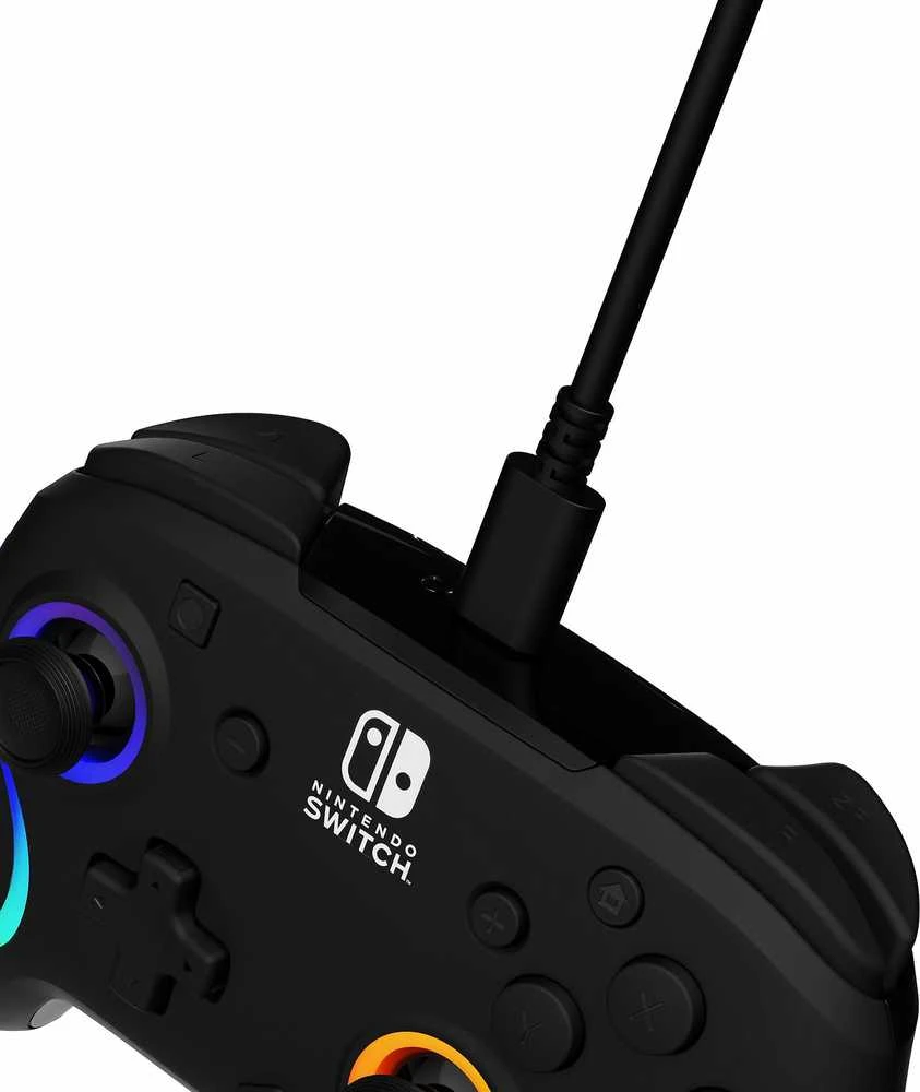 PDP Gaming Afterglow Wave Enhanced Laidinis valdiklis skirtas XBOX Series X|S, One, PC | Juoda