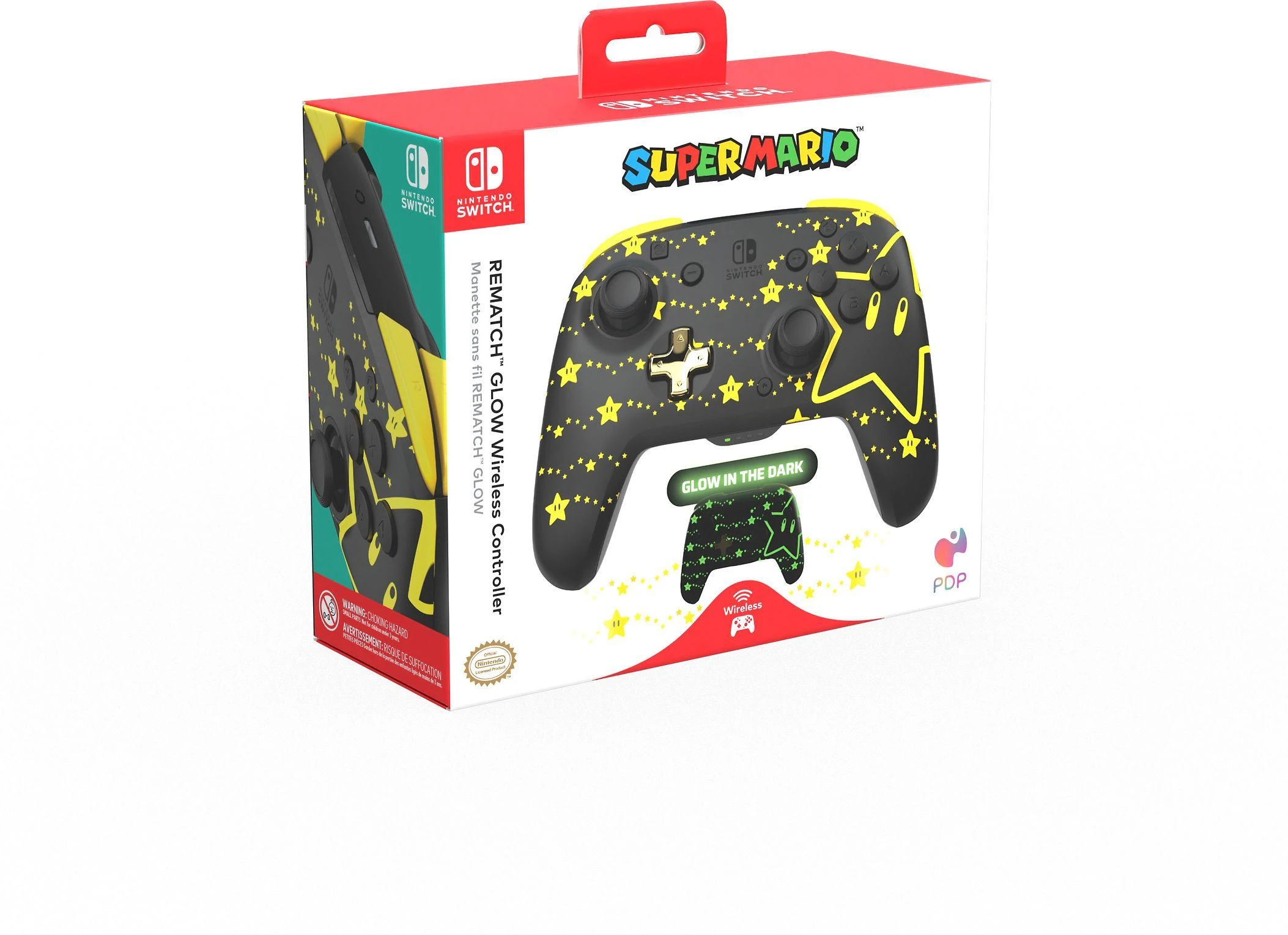 PDP Belaidis valdiklis: Super Mario Stars (Šviečiantis tamsoje)