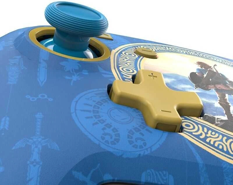 PDP Zelda Hyrule Mėlyna laidinis valdiklis skirtas Nintendo Switch