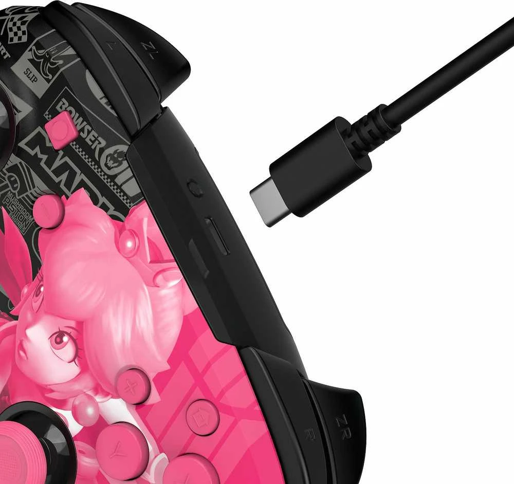 Sourcing PDP belaidis valdiklis Rematch Glow Nintendo Switch Grand Prix Peach | Tiekimas