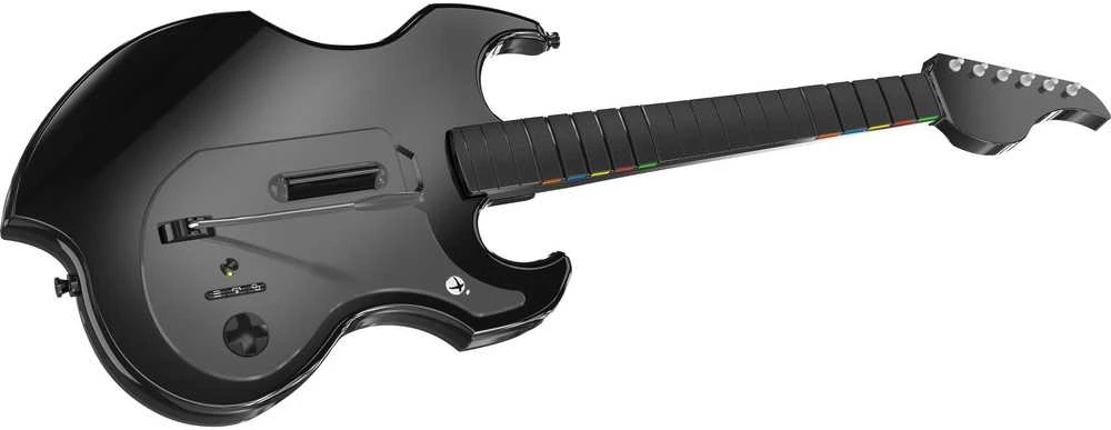 PDP Riffmaster Juoda, Pilka Gitara Analoginis / skaitmeninis PC, XBOX One, XBOX Series S, XBOX Series X