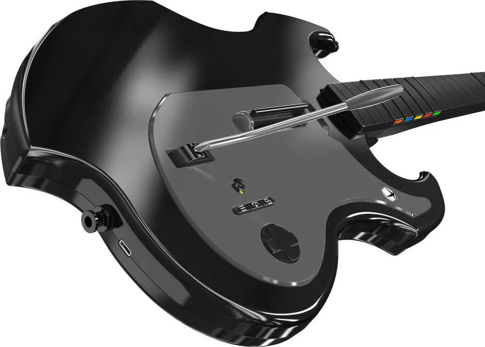 PDP Riffmaster Juoda, Pilka Gitara Analoginis / skaitmeninis PC, XBOX One, XBOX Series S, XBOX Series X
