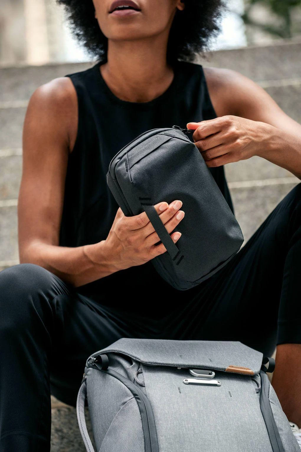 Peak Design Kasetė Travel Line Peak Design Tech Pouch Juodas v2 - juoda