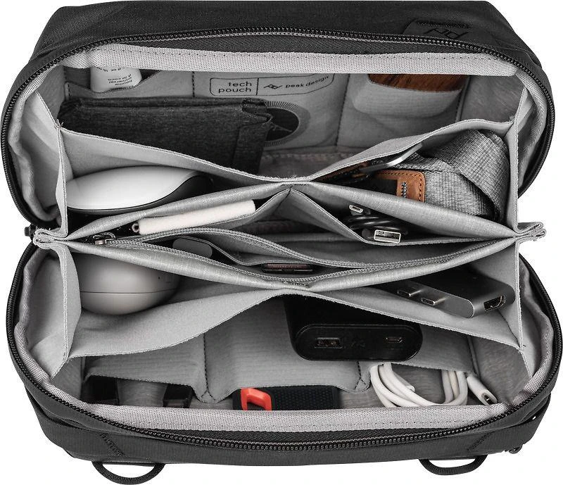 Peak Design Kasetė Travel Line Peak Design Tech Pouch Juodas v2 - juoda