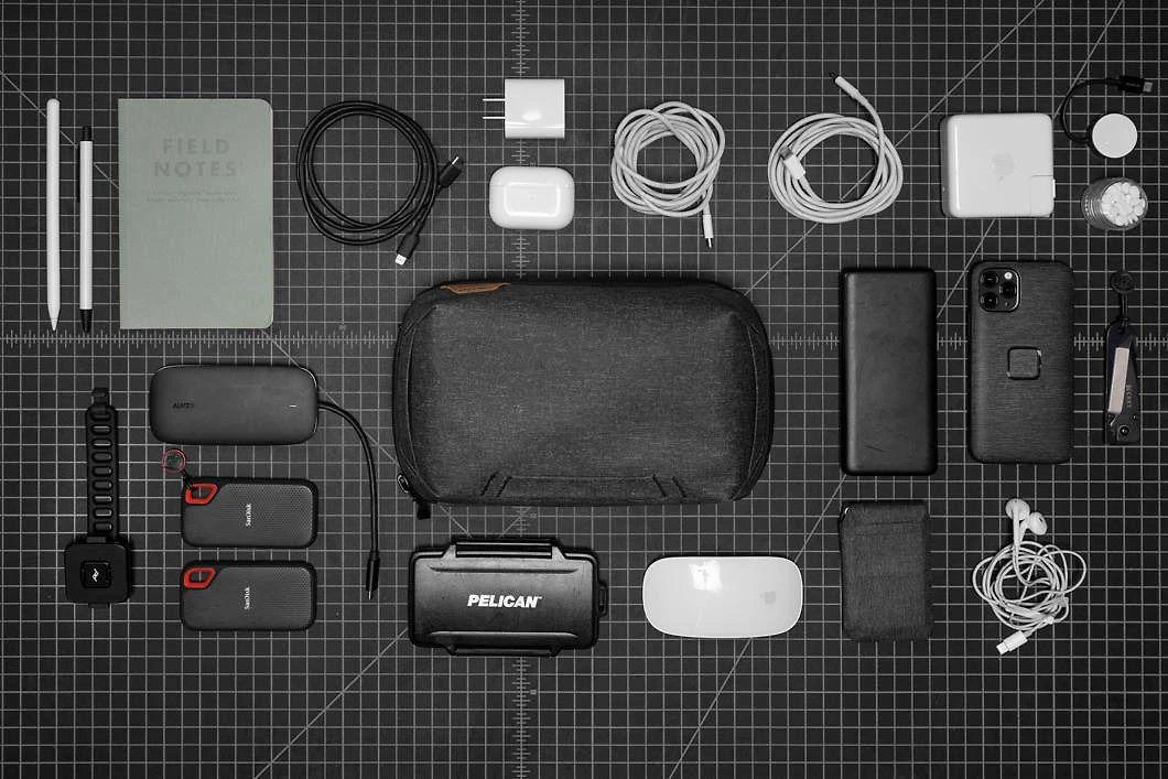 Peak Design Kasetė Travel Line Peak Design Tech Pouch Juodas v2 - juoda