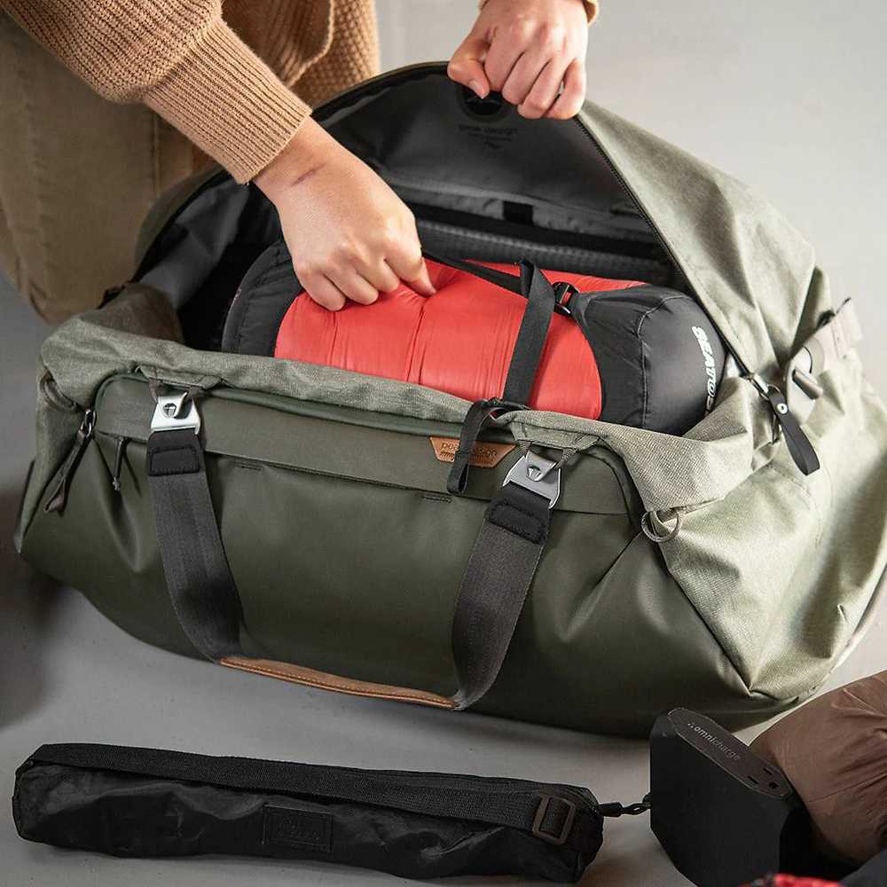 Kelioninis Peak Design Travel Duffel 65L, šalavijas