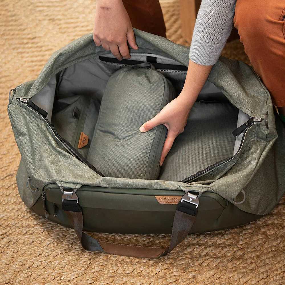Kelioninis Peak Design Travel Duffel 65L, šalavijas