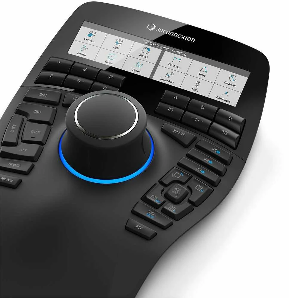 Pelė Hewlett Packard (HP) Myszka 3DConnexion SpaceMouse Enterprise su laidu juoda