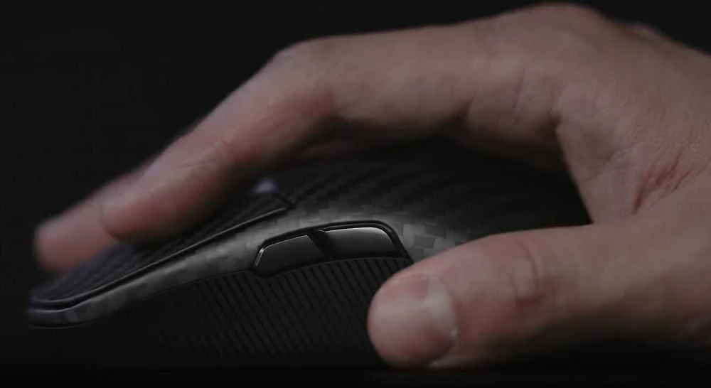 Pelė Myszka žaidimams Asus ROG Harpe Ace Extreme belaidė 42000 dpi optinė juoda