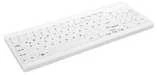 „Contour Design Active Key“ „Contour QuickClean Medical“ klaviatūra su nuimamu dangteliu, kompaktiška su laidu Baltas PN C7012, su laidine, USB, žirklinis jungiklis, QWERTY, Baltas
