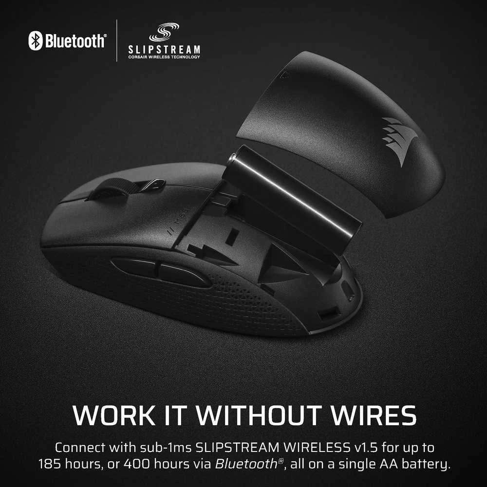 CORSAIR M55 Belaidė pelė žaidimams 24000 DPI Juodas