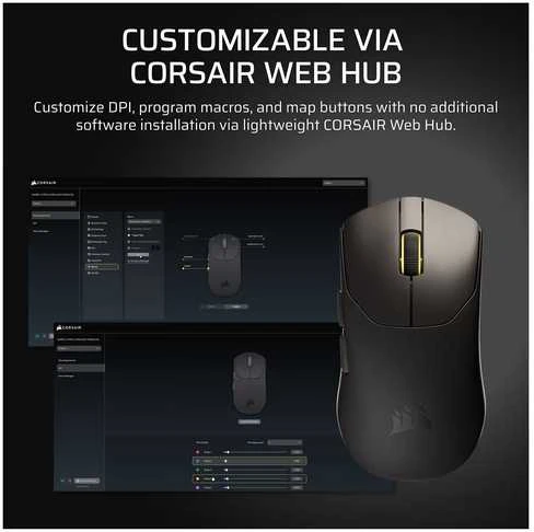 CORSAIR SABRE v2 PRO ULTRALIGHT Belaidė pelė žaidimams Baltas