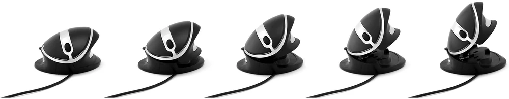 Ergo Finland OysterMouse ergonomiška vertikali pelė dešiniarankiams ir kairiarankiams