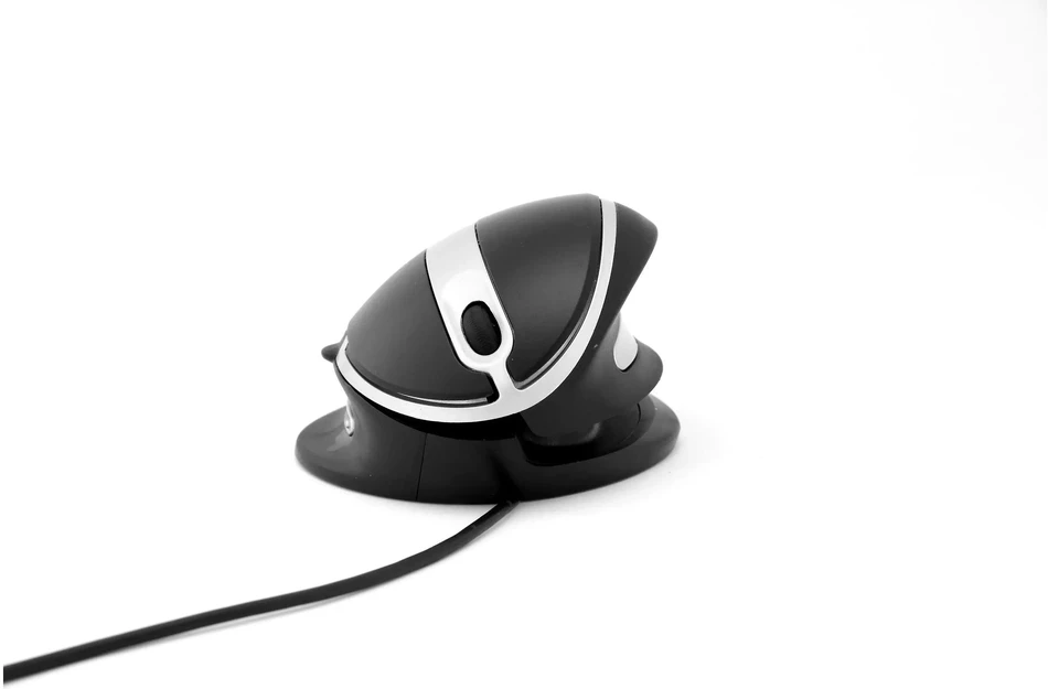 Ergo Finland OysterMouse ergonomiška vertikali pelė dešiniarankiams ir kairiarankiams