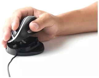 Ergo Finland OysterMouse ergonomiška vertikali pelė dešiniarankiams ir kairiarankiams