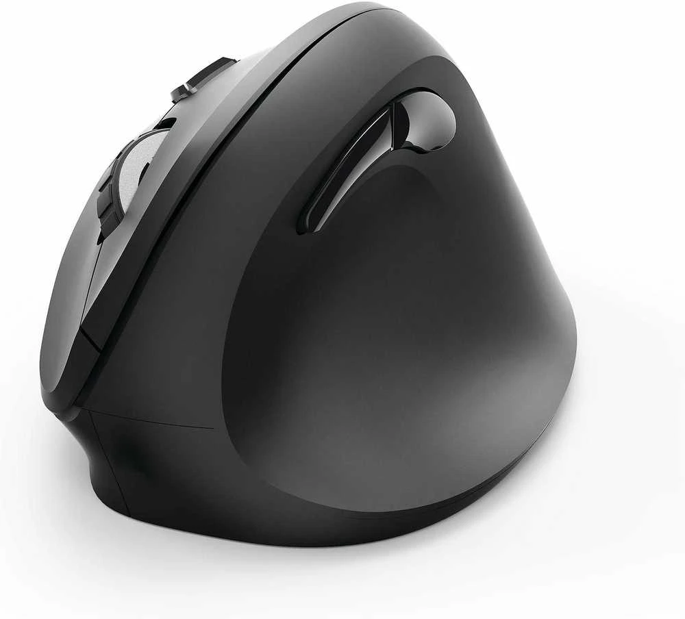 Belaidė pelė su 6 mygtukais  HAMA Vertical Ergonomic EMW-500, juoda