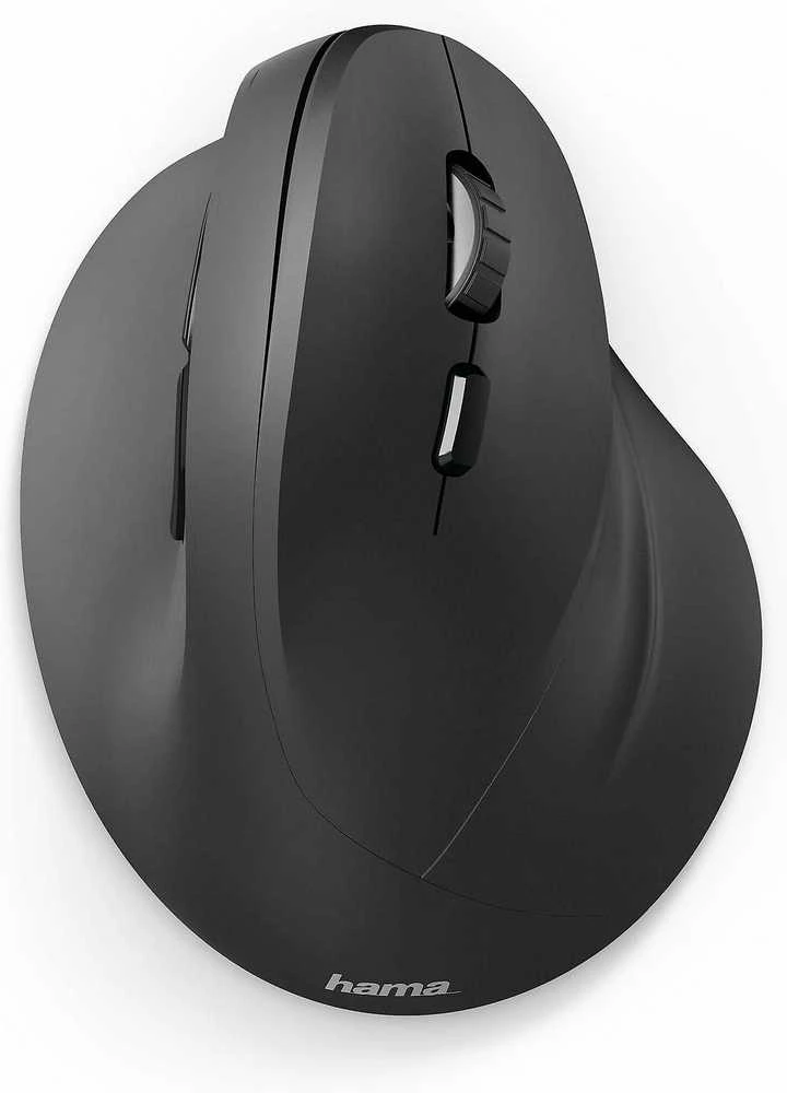 Belaidė pelė su 6 mygtukais  HAMA Vertical Ergonomic EMW-500, juoda