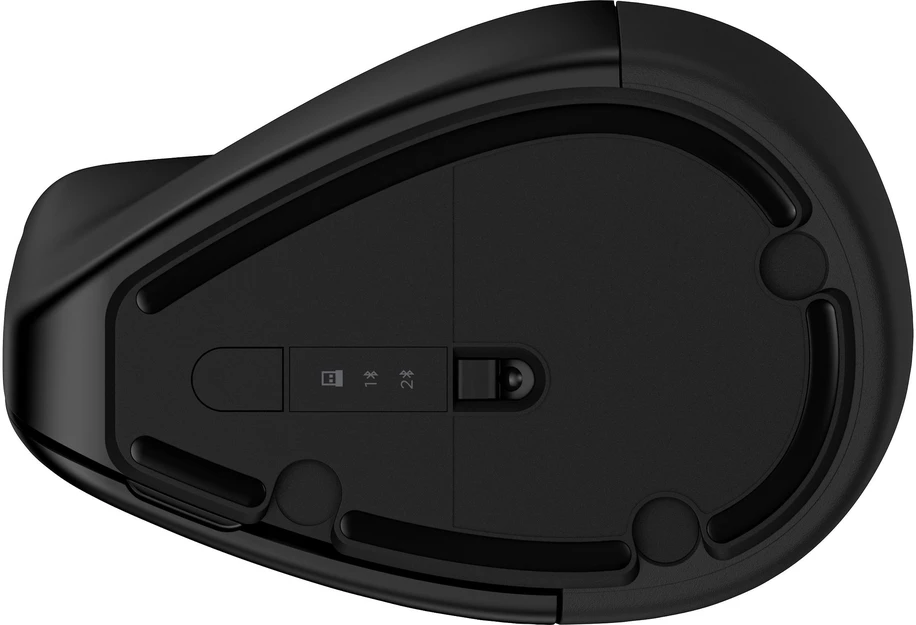 Hewlett Packard (HP) HP 925 Ergonomic Vertical Wireless Bluetooth Pelė - Detachable Riešo atrama, Multi-Surface - Juodas