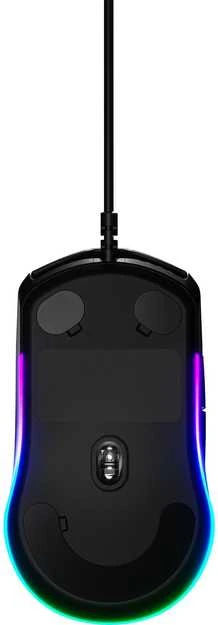 Pelė Kaytetyt Tuotteet Käytetty SteelSeries Rival 3 pelihiiri, musta